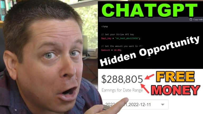 Chat GPT = $1,631 A Day / AI Bot – Super Simple Method!